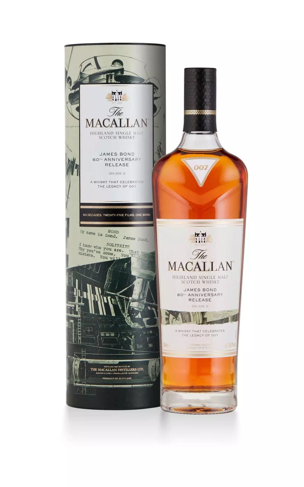 The Macallan James Bond 60Th Anniversary Release, Decade Ii - Bk Wine Depot Corp