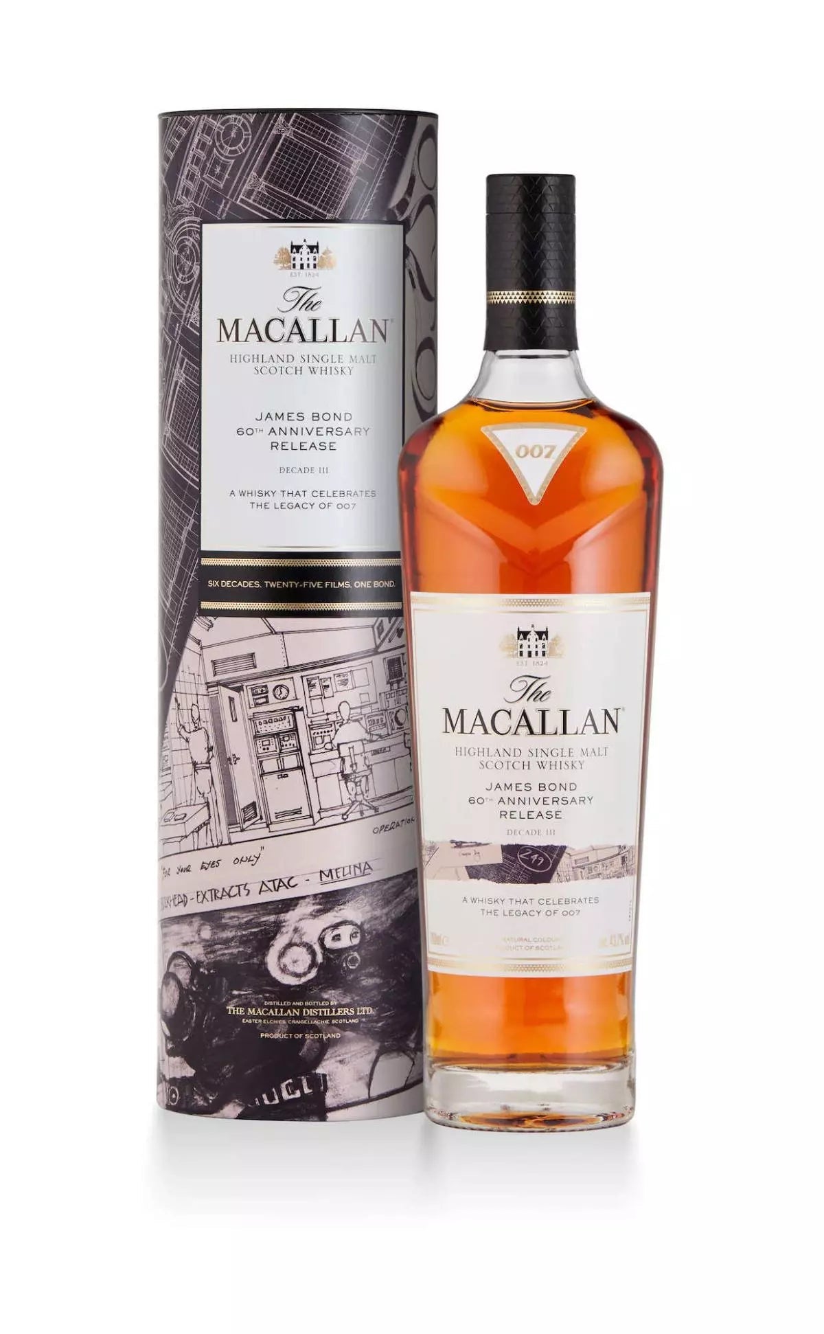 The Macallan James Bond 60Th Anniversary Release, Decade III - Bk Wine Depot Corp