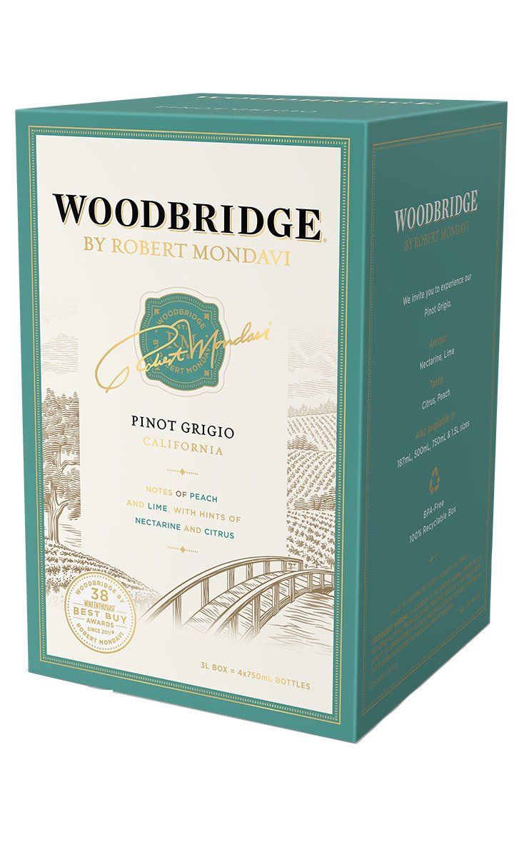 Woodbridge Pinot Grigio Box - Bk Wine Depot Corp