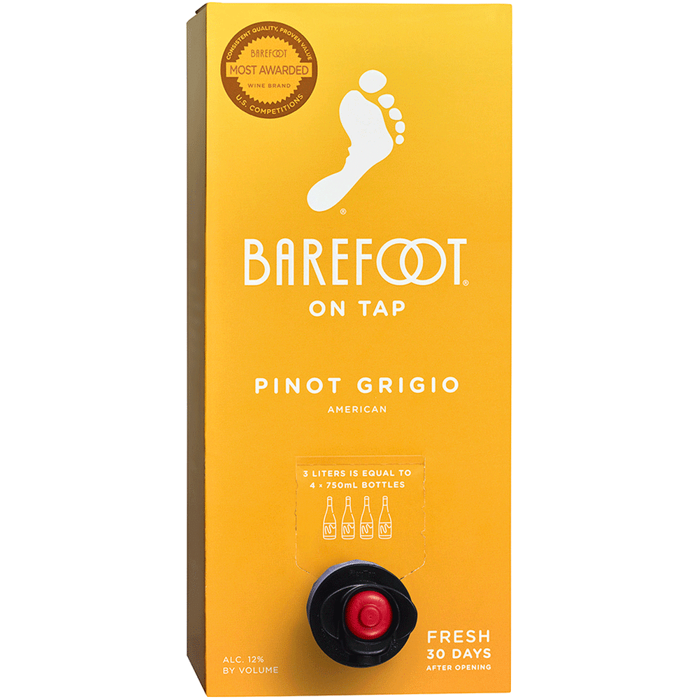 BAREFOOT PINOT GRIGO BOX - Bk Wine Depot Corp