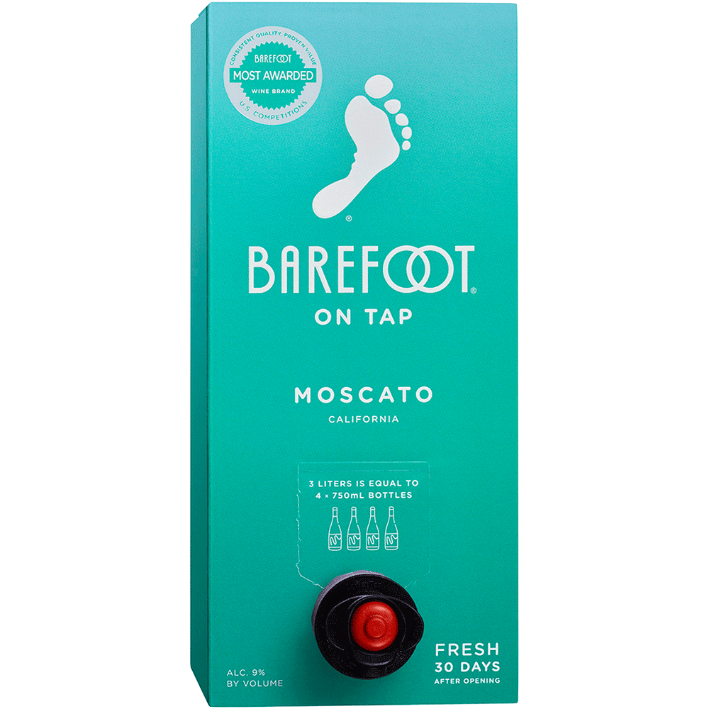 BAREFOOT MOSCATO BOX - Bk Wine Depot Corp