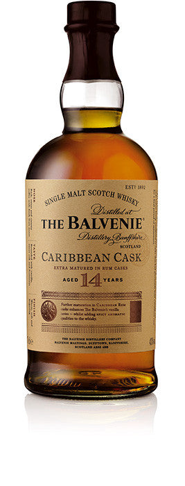 THE BALVENIE CARIBBEAN CASK 14 YEARS  SINGLE MALT SCOTCH WHISKY - Bk Wine Depot Corp