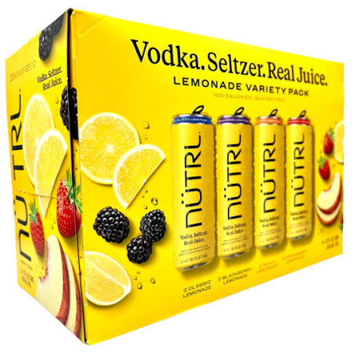 Nutrl Vodka Seltzer Lemonade Variety Pack