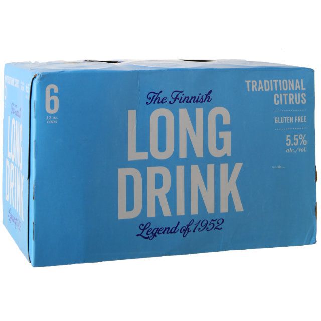 The Long Drink Traditional 6 pack cans