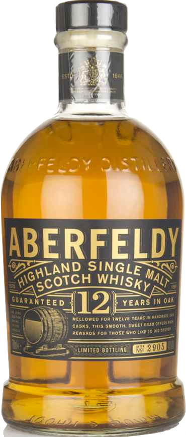 ABERFELDY AGED 12 YEARS SINGLE MALT SCOTCH WHISKY - Bk Wine Depot Corp