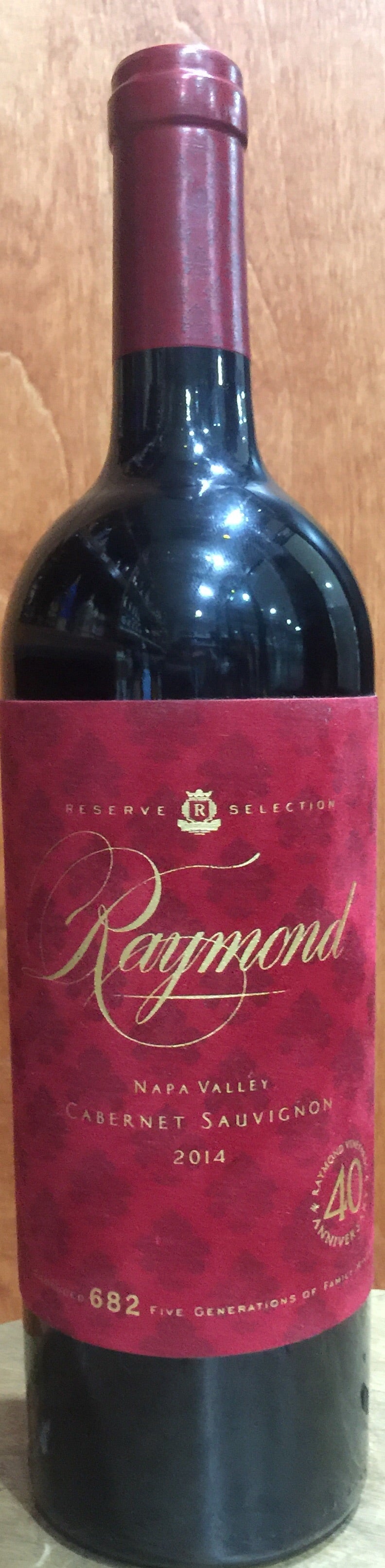 RAYMOND CABERNET SAUVIGNON 2014 (40TH ANNIVERSARY) - Bk Wine Depot Corp